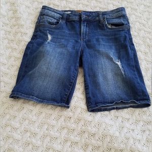 KUT From the  CLOTH Katy BF Shorts  Medium Wash SIZE 0